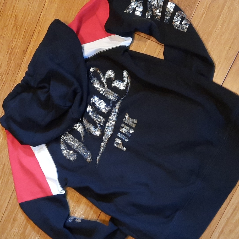 VS PINK Bling Zip Hoodie